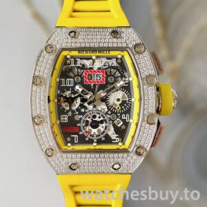 Richard Mille RM011 Men Around 45mm RM011-025 Mechanical Transparent Dial