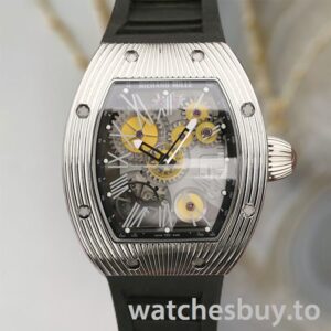 Richard Mille RM018 Around 48*39mm RM018-002 Men Rubber Band Mechanical