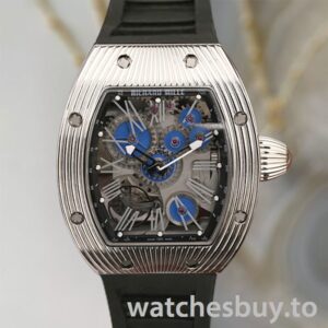 Richard Mille RM018 Around 48*39mm Men RM018-003 Silver-tone Stainless Steel