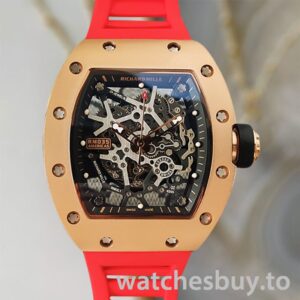 Richard Mille RM35 Around 48*40mm Men RM35-023 Rubber Band