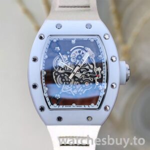 Richard Mille RM055 Men Around 50*43mm RM055-014 Transparent Dial