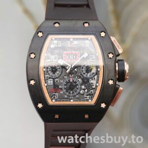 Richard Mille RM011 RM011-010 Around 50*40mm Men Stainless Steel Transparent Dial