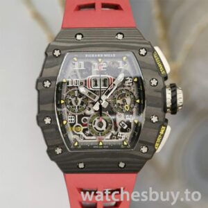 Richard Mille RM11-03 RM11-03-005 Men Around 50*40mm Titanium Rubber Band