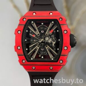 Richard Mille RM12-01 Men Around 50*42mm RM12-01-010 Red Carbon Fiber