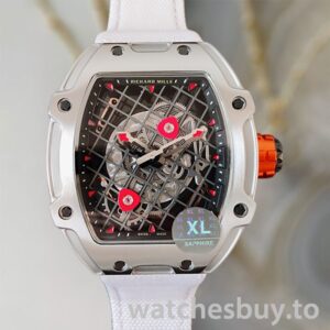 Richard Mille RM27-04 Around 38*48mm Men RM27-04-005 Silver-tone