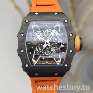 Richard Mille RM35-02 Men RM35-02-001 Around 50*45mm Carbon Fiber Rubber Band
