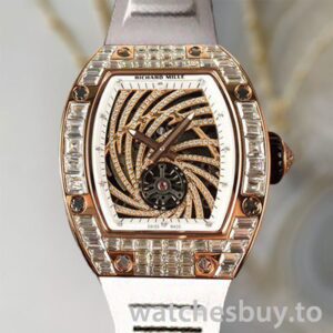Richard Mille RM51-02 Ladies RM51-02-002 Around 45*37mm Mechanical Rose Gold-tone