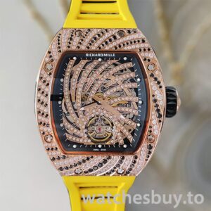 Richard Mille RM51-02 RM51-02-009 Around 48*40mm Ladies Diamond Paved Dial Mechanical