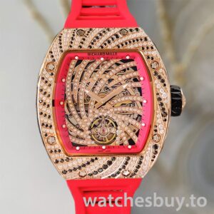 Richard Mille RM51-02 RM51-02-009 Ladies Around 48*40mm Rubber Band