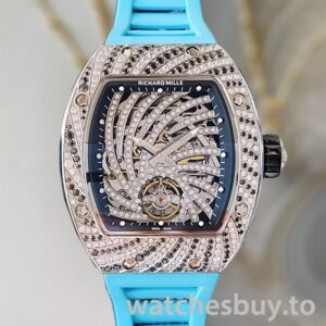 Richard Mille RM51-02 Around 48*40mm RM51-02-012 Ladies Diamond Paved Dial