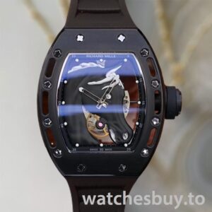 Richard Mille RM52-02 Around 50*40mm Men RM52-02-003 Black