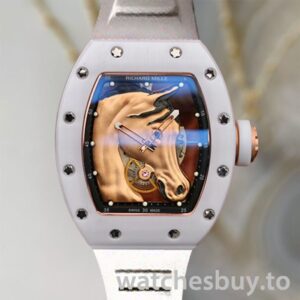 Richard Mille RM52-02 RM52-02-008 Men Around 50*42mm Rubber Band