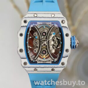 Richard Mille RM53-01 Around 50*43mm Men RM53-01-004 Mechanical Rubber Band