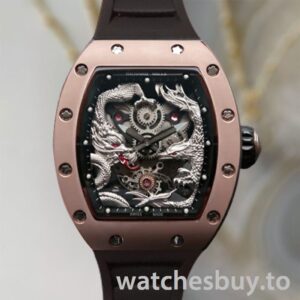 Richard Mille RM57-01 RM57-01-001 Around 50*40mm Men Rose Gold Mechanical