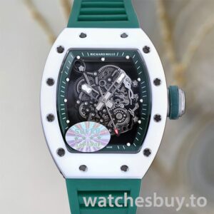Richard Mille RM055 Men RM055 Around 50*40mm Rubber Band Deployment