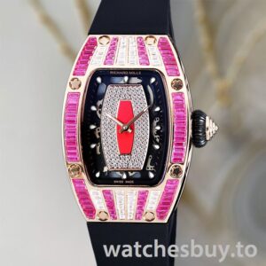 Richard Mille RM 07-01 31*45mm Ladies RM 07-01-010 Rubber Band Stainless Steel