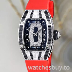 Richard Mille RM 07-01 Ladies 31*45mm RM 07-01-015 Automatic Black With Diamonds Dial