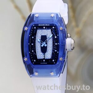 Richard Mille RM 07-02 RM 07-02-006 Ladies 46*32mm Transparent Blue