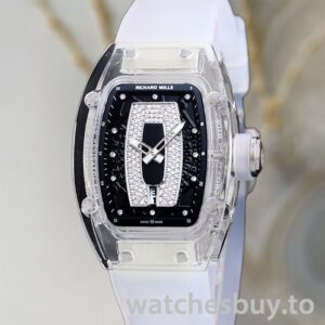 Richard Mille RM 07-02 RM 07-02-008 46*32mm Ladies Black With Diamonds Dial