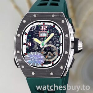 Richard Mille RM 62-01 RM 62-01-006 Men 50*42mm Rubber Band Black