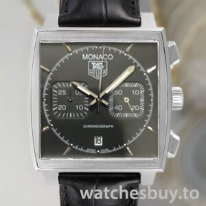 Tag Heuer Monaco 40mm Men's CAW2110.FC6177 Black Dial Japanese Quartz