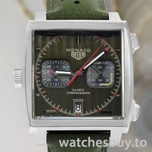 Tag Heuer Monaco CAW211E.FC6414 40mm Men's Green Dial