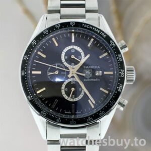 Tag Heuer Carrera 43mm CV2010.BA0794 Men's Silver-tone Bracelet