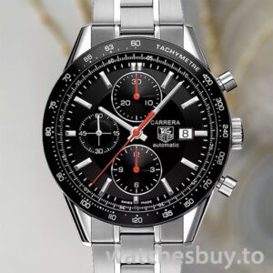 Tag Heuer Carrera CV2014.BA0794 Men's 43mm Black Dial
