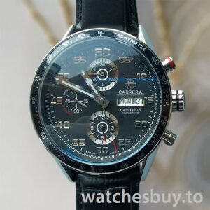 Tag Heuer Carrera Men's CV2A1R.FC6235 43mm Silver-tone