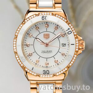 Tag Heuer Formula 1 38mm Formula1WDB-010 Ladies White Dial Bracelet