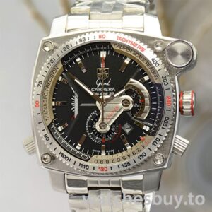 Tag Heuer Grand Carrera 43mm GrandCarreraBKSB-001 Men Silver-tone Quartz
