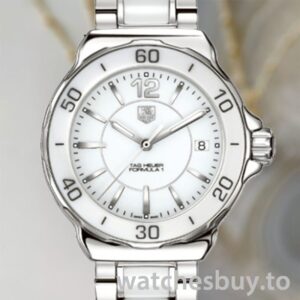 Tag Heuer Formula 1 Ladies 38mm WAH1211.BA0861 White Dial Silver-tone