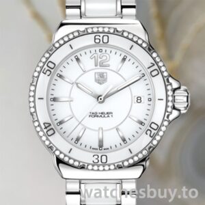 Tag Heuer Formula 1 Ladies 38mm WAH1213.BA0861 Bracelet White Dial